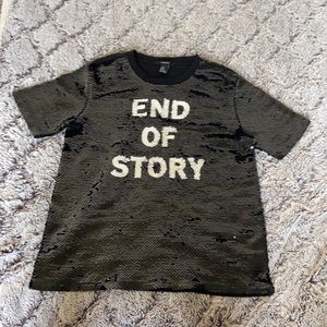 Black Sequence Shirt